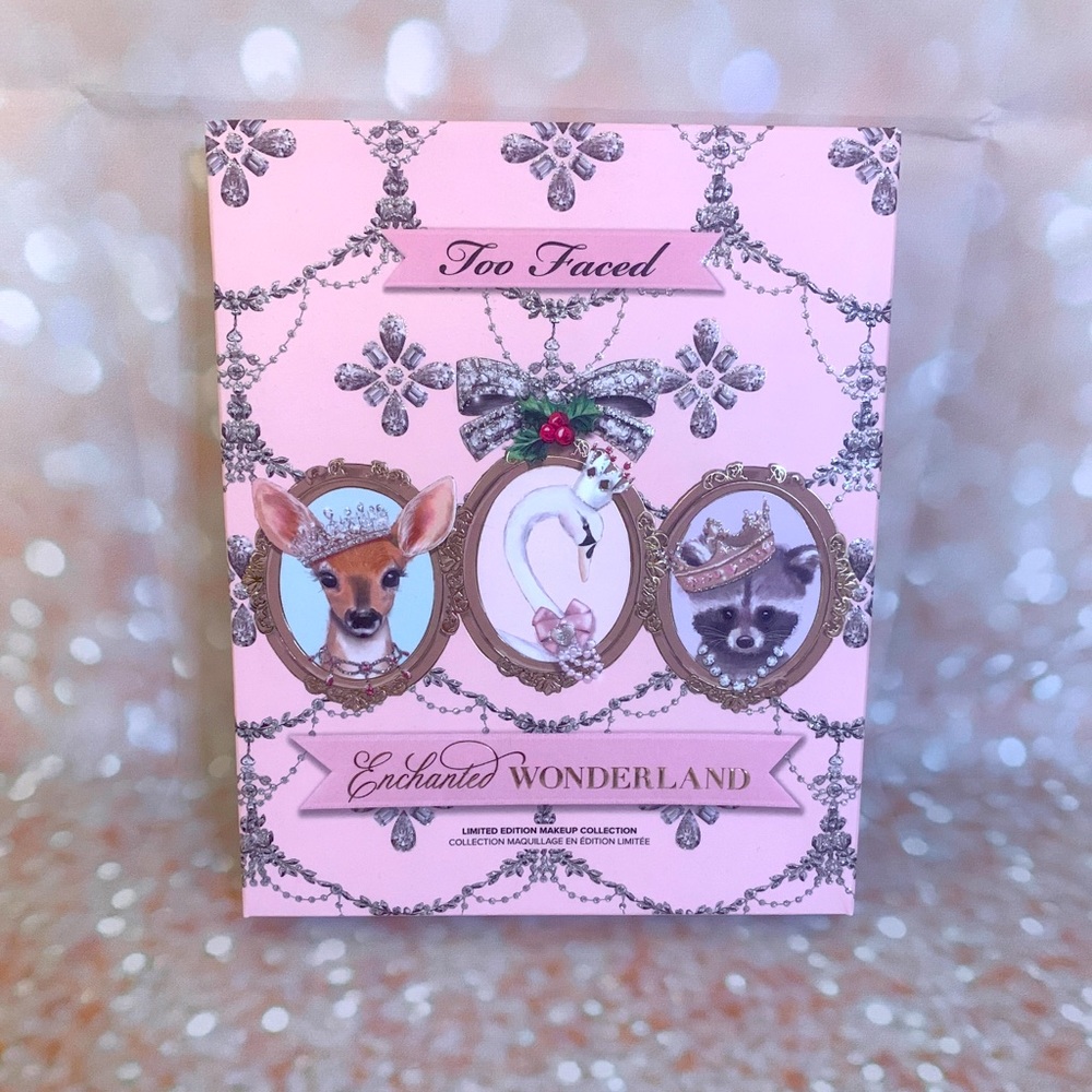 Too Faced Enchanted Wonderland 3 pc Palette w/BTS